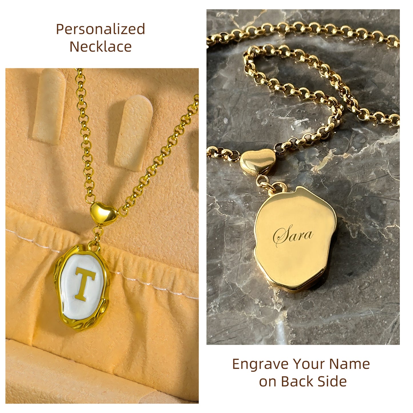 Personalized Initial Necklac