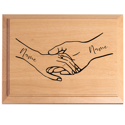 Personalized Wood Plaque, Wooden Wall Valentines Day Decor