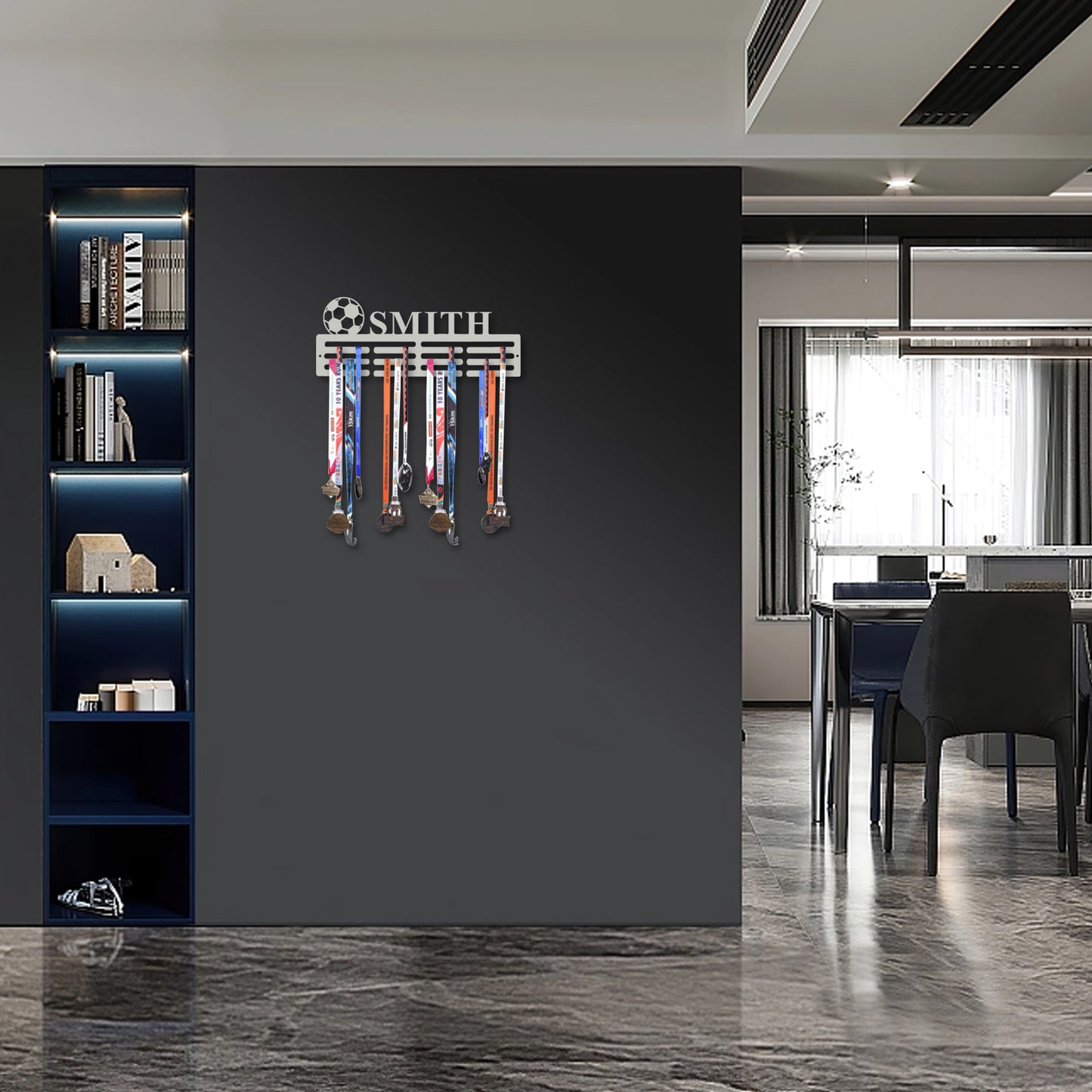 Personalized Medal Holders, Customized Metal Display Rack for Awards