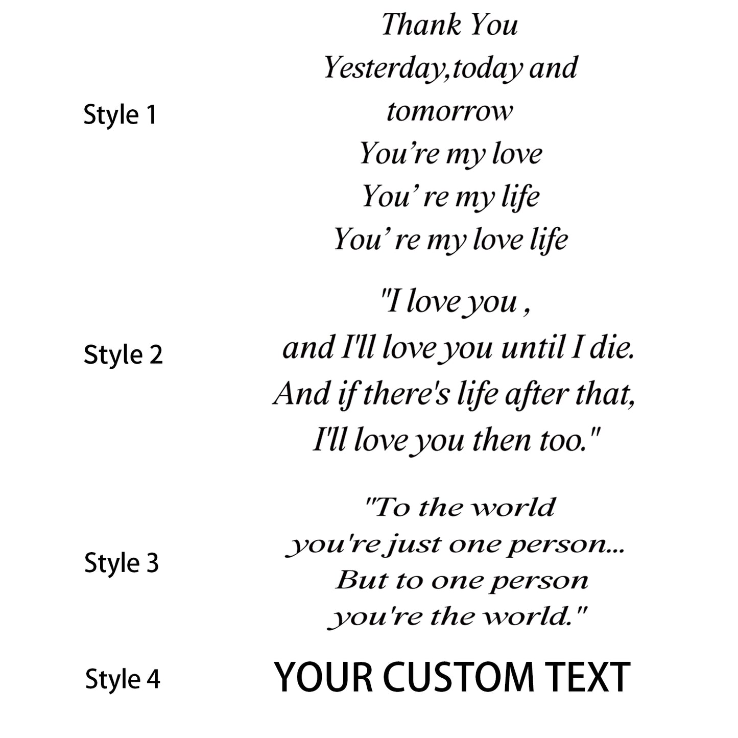 Personalized Wooden Picture Frame for Mother, Father, Baby, Friend, and Family Pet