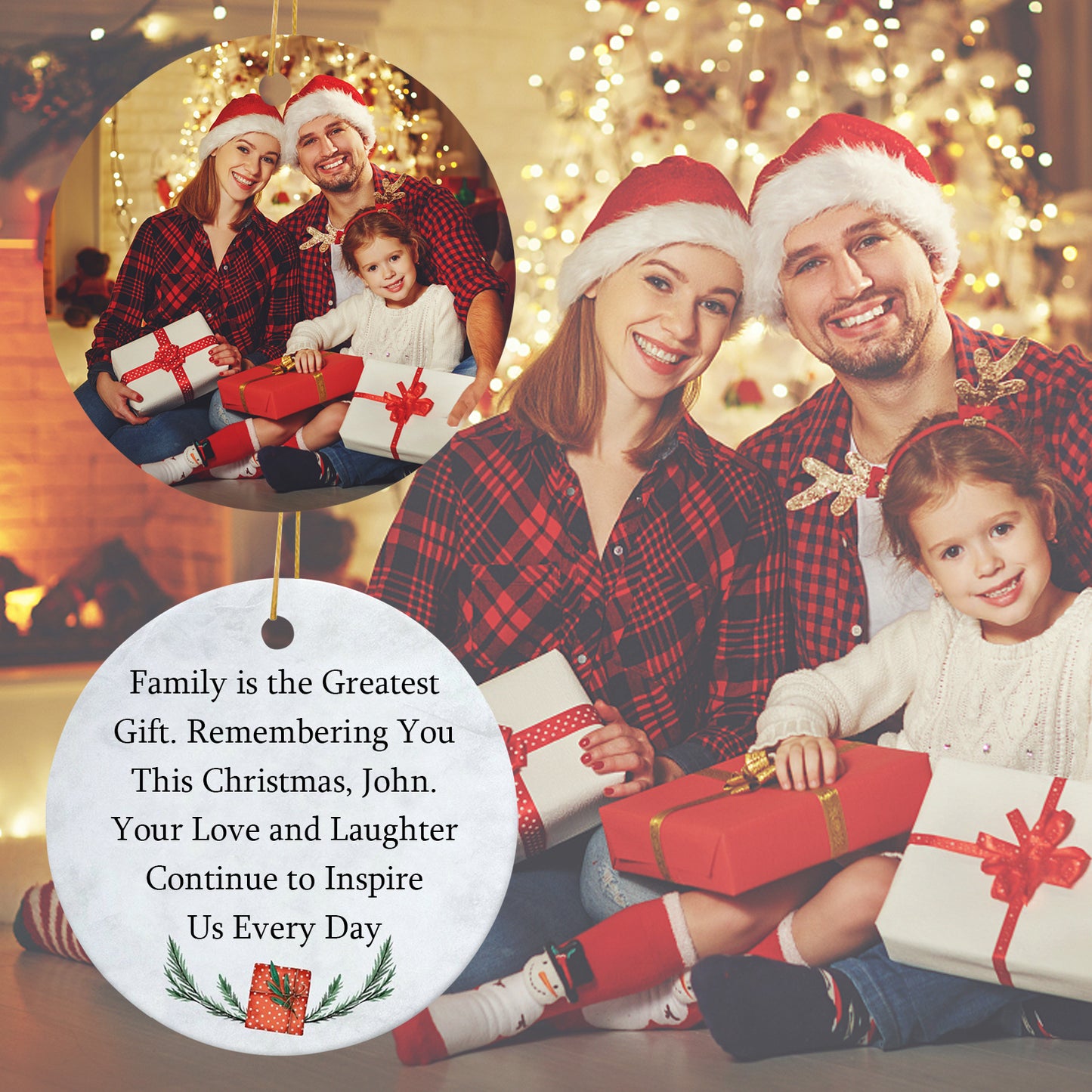 Personalized Christmas Ornaments with Photo