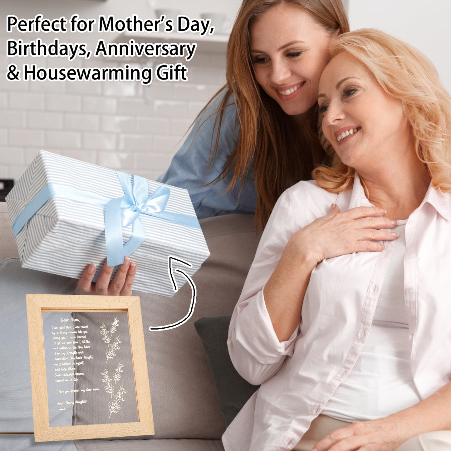 Personalized Hand-Written Letter Night Light