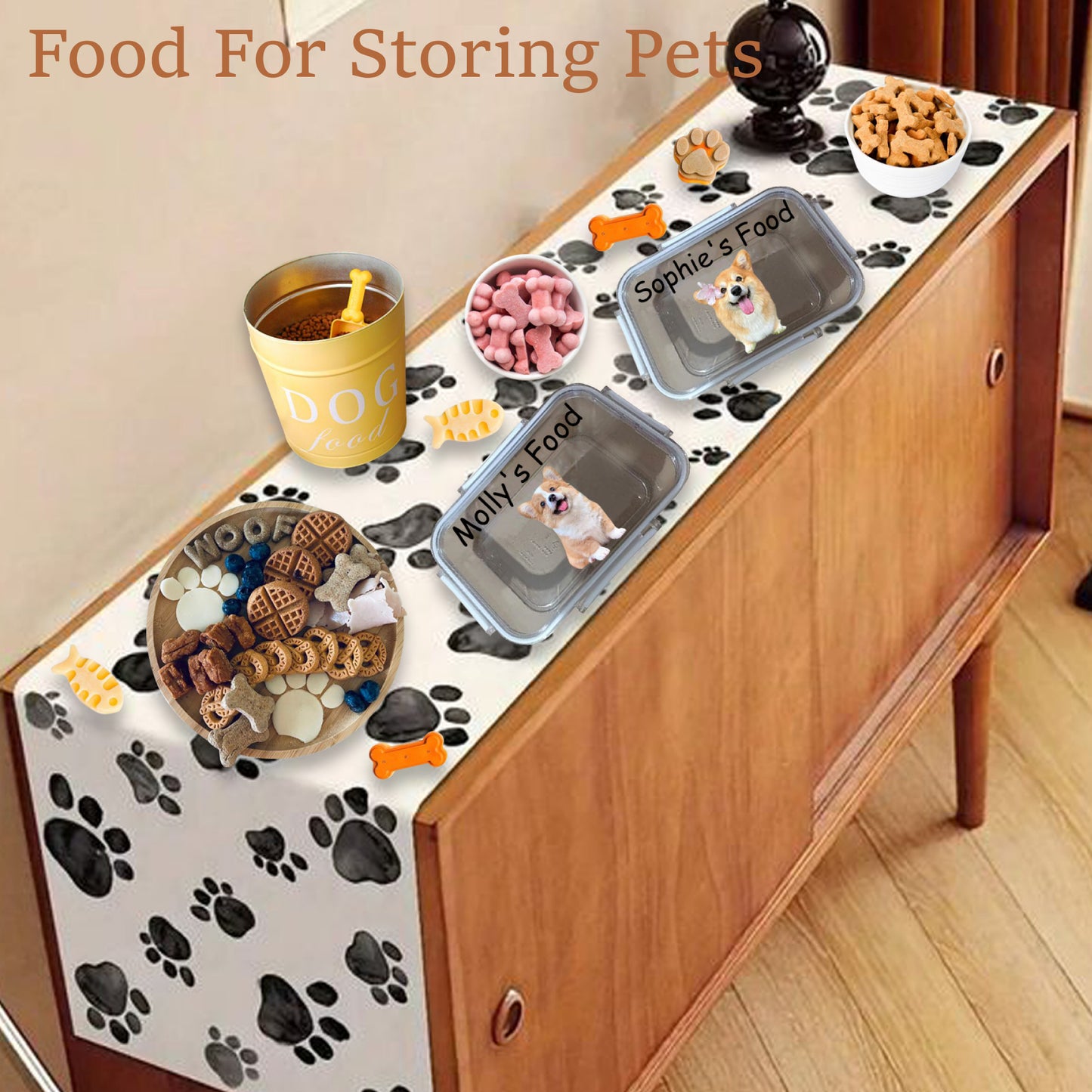 Personalized Dog Food Storage Can Keep Fresh
