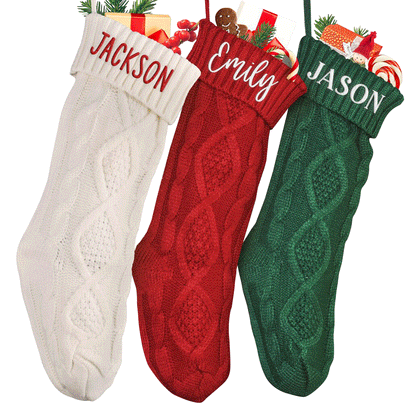 Personalized Embroidered Christmas Stockings