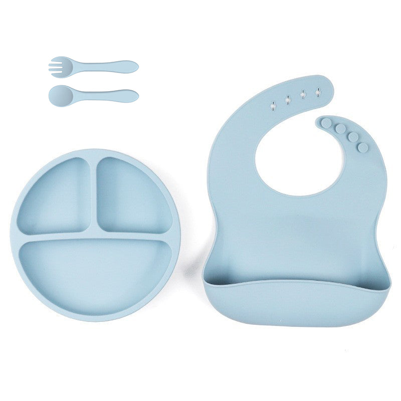 Personalized Silicone Baby Feeding Set