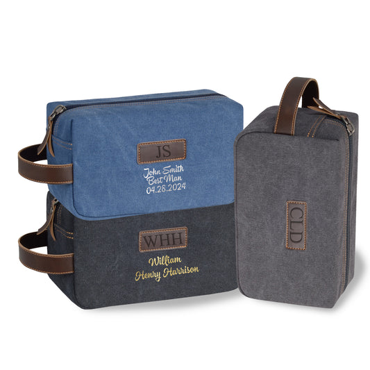 Personalized Canvas Toiletry Bag