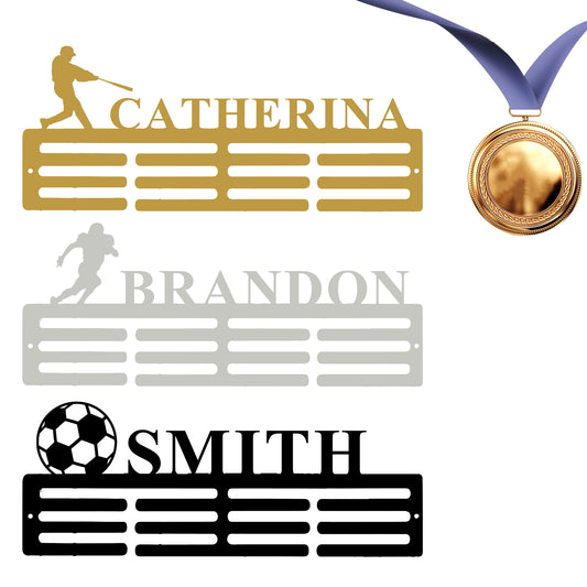 Personalized Medal Holders, Customized Metal Display Rack for Awards