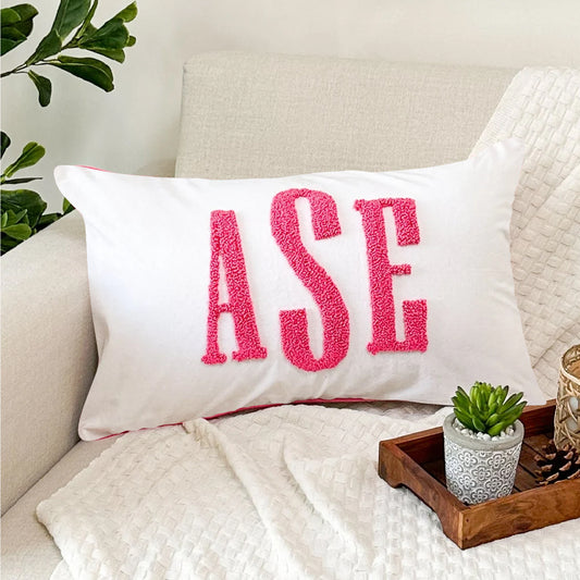 Personalized Wedding Embroidered Pillows