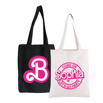 Personalized Reusable Beach Tote Bag for Girls&Women