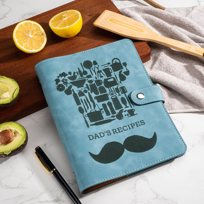 Personalized Leather Recipe Book