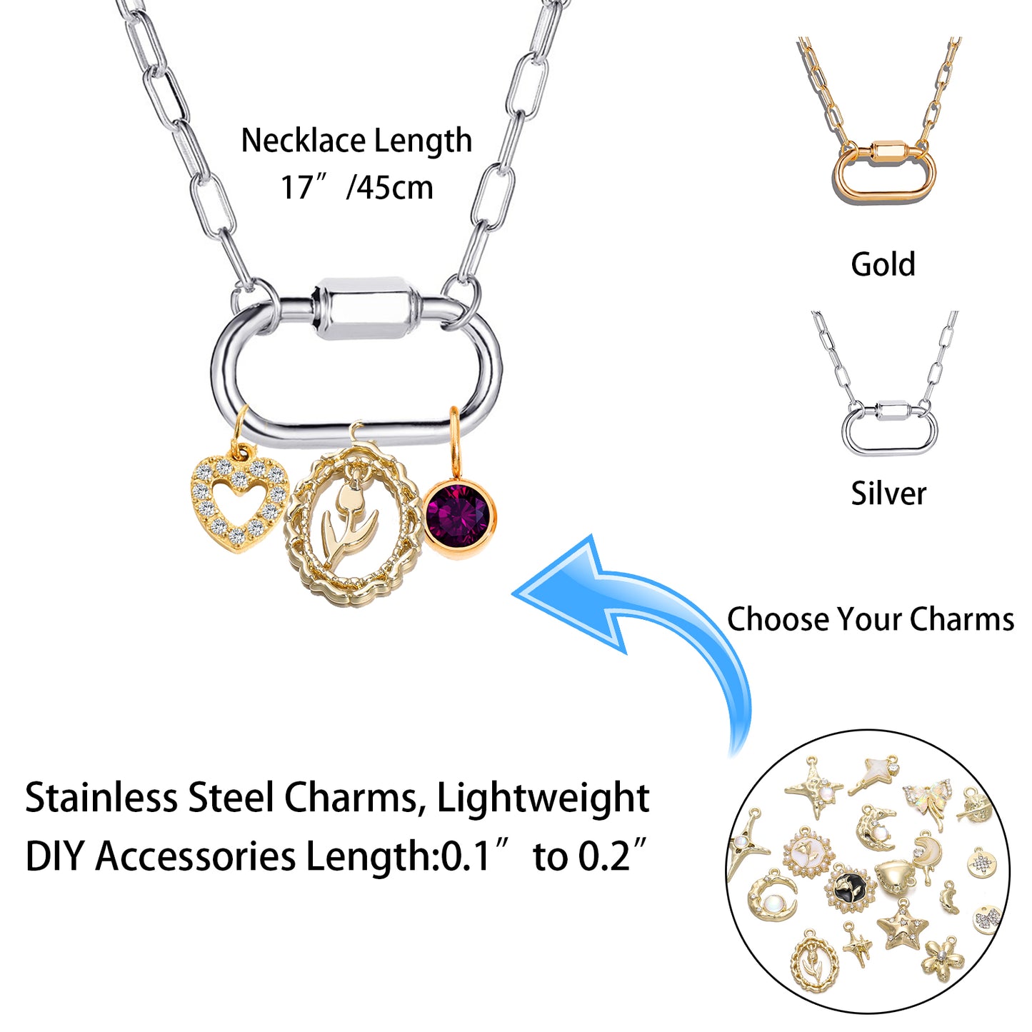 Custom Charm Accessory Necklace