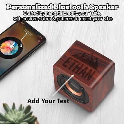 Personalized Wooden Bluetooth Speaker