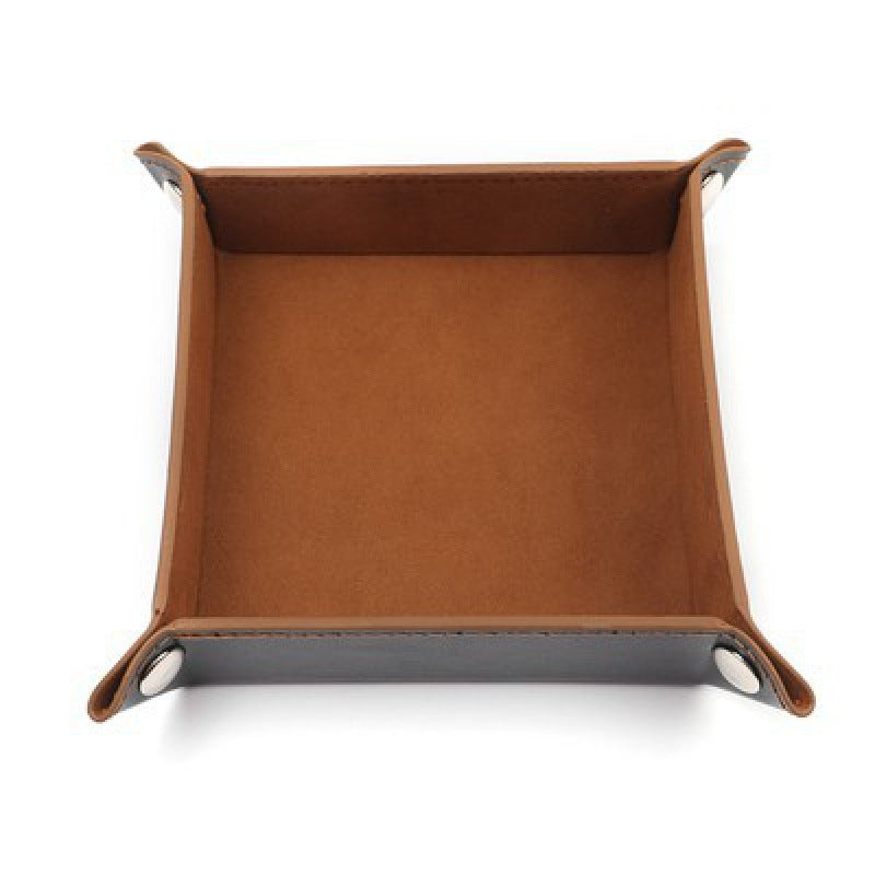 Personalized Father Leather Storage Tray