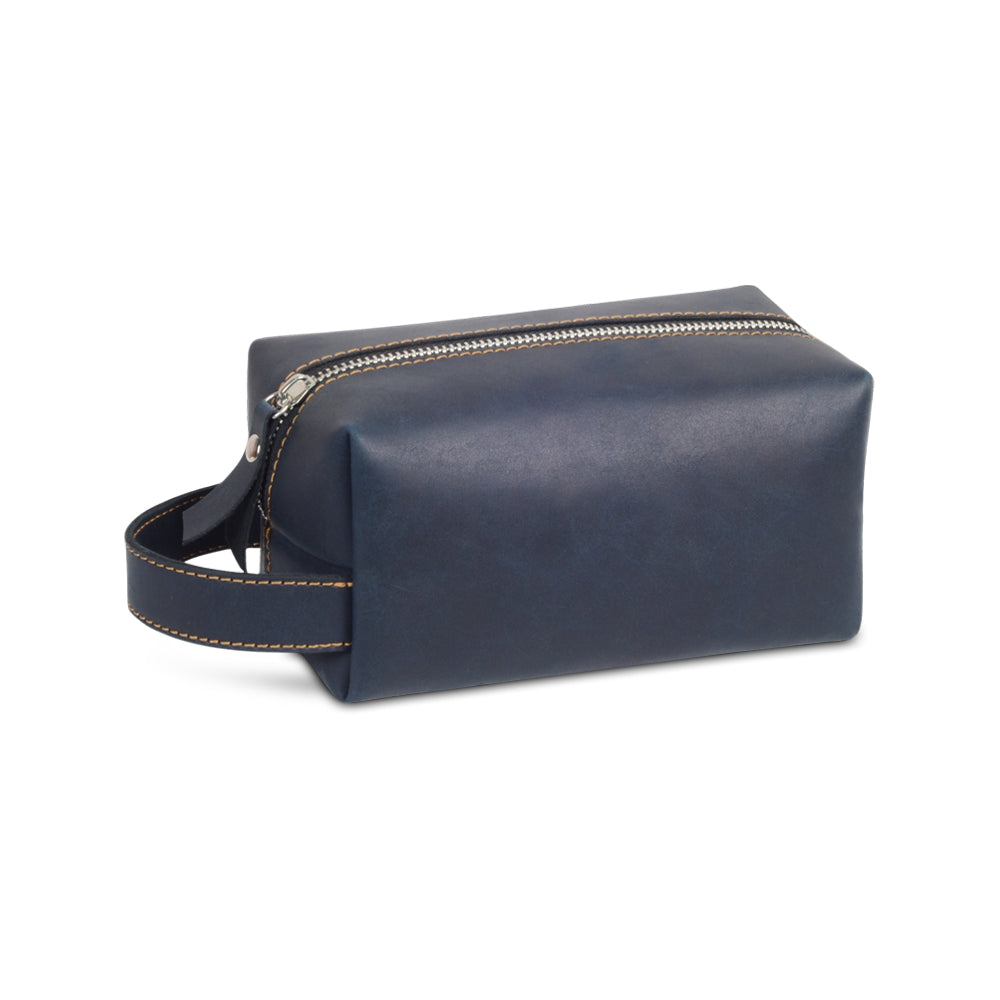 Personalized Men's Leather Toiletry Bag