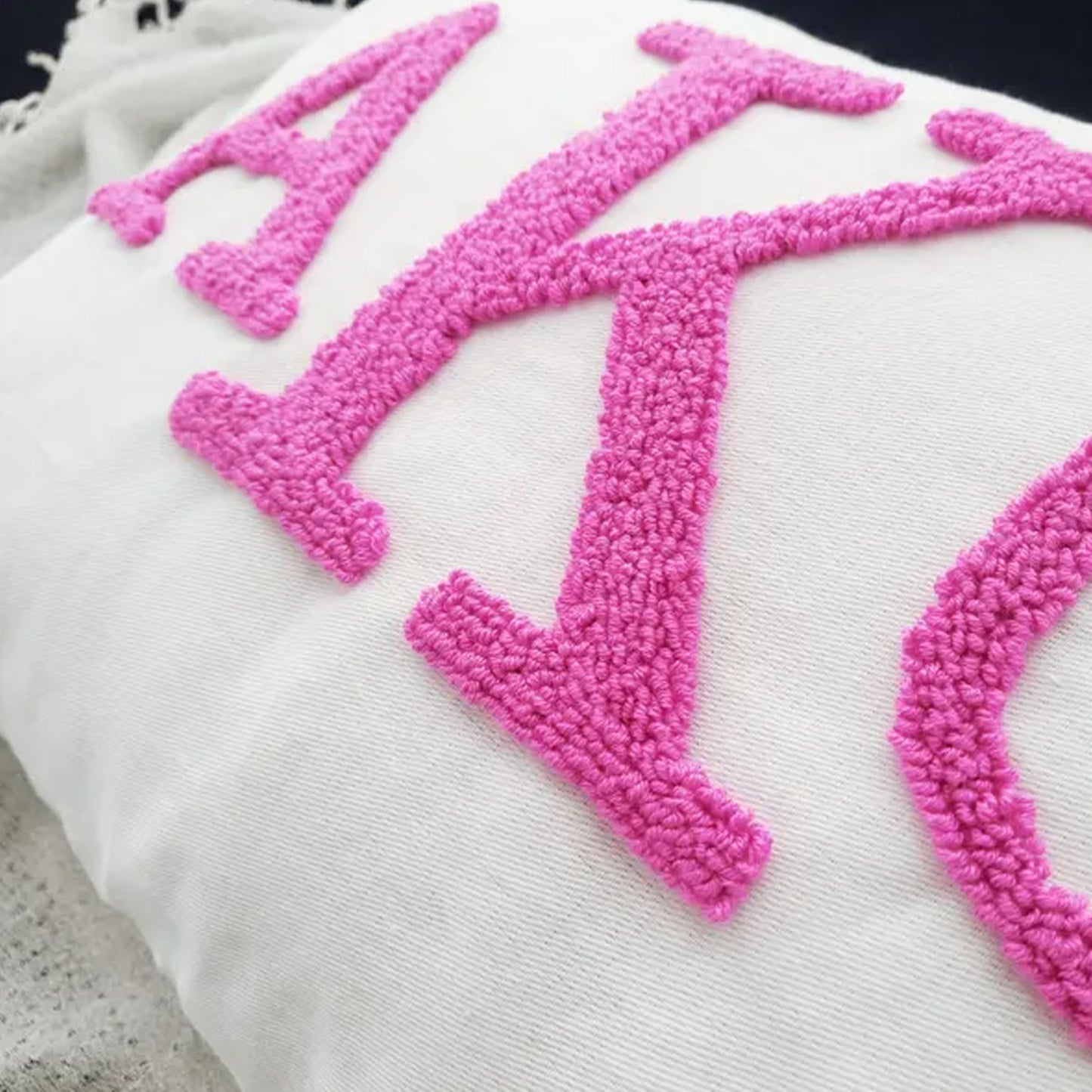 Personalized Wedding Embroidered Pillows