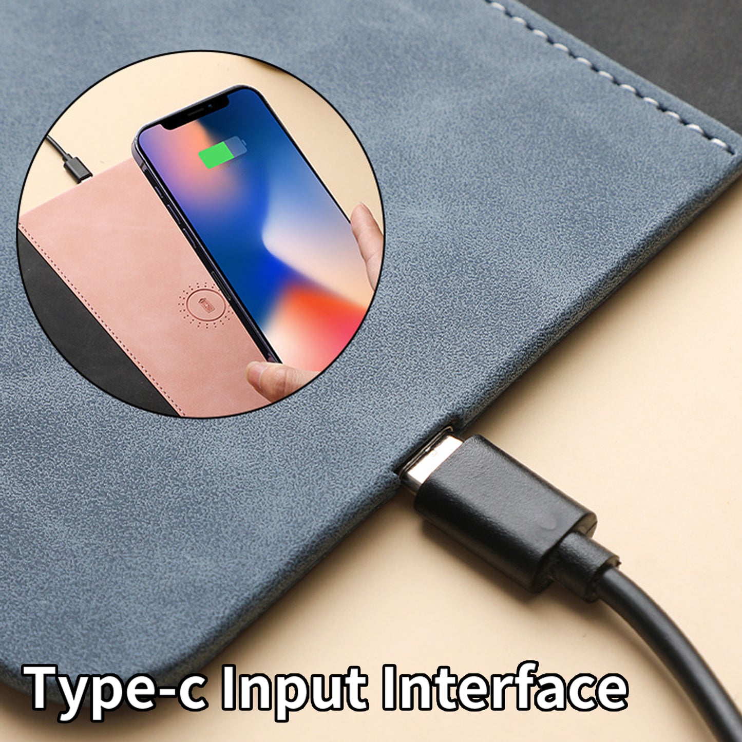 Personalized Leather 2 in 1 Mouse Pad