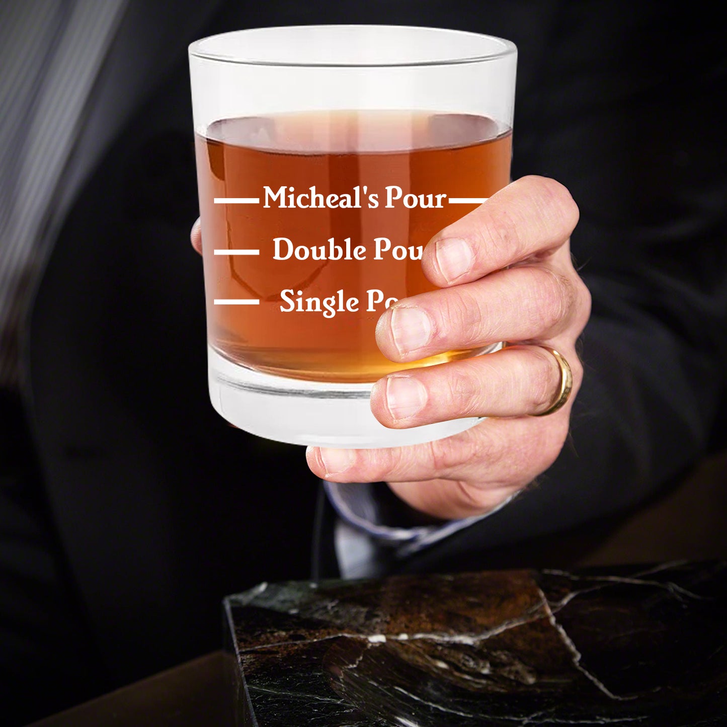 Custom Old Fashioned Whiskey Glass