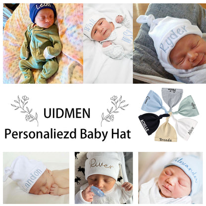 Personalized Baby Hats with Embroidery Name