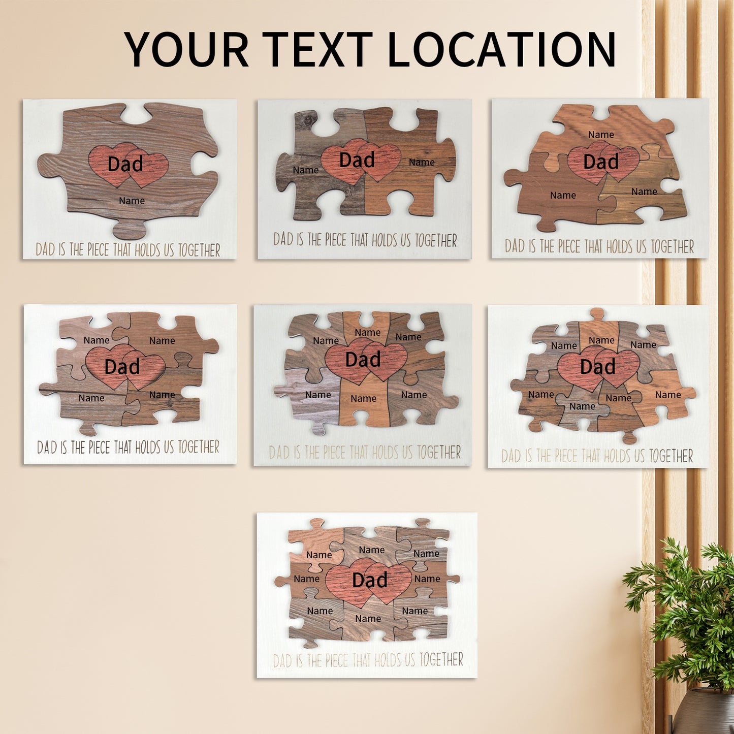 Personalized Dad Puzzles