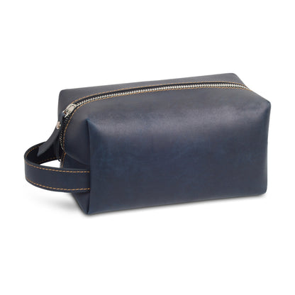 Personalized Men's Leather Toiletry Bag