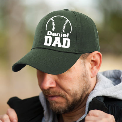 Personalized Dad Baseball Cap