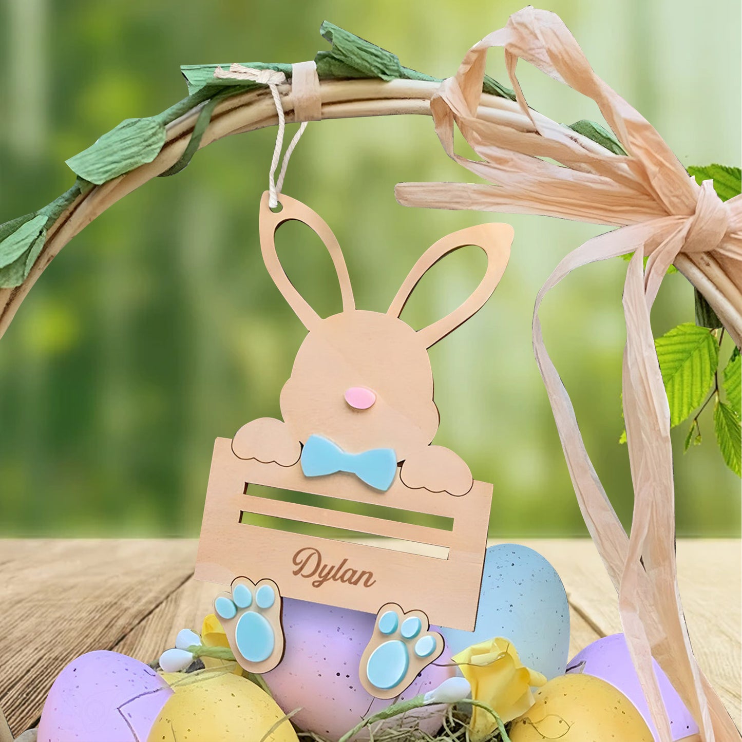 Personalized Easter Bunny Money Holder