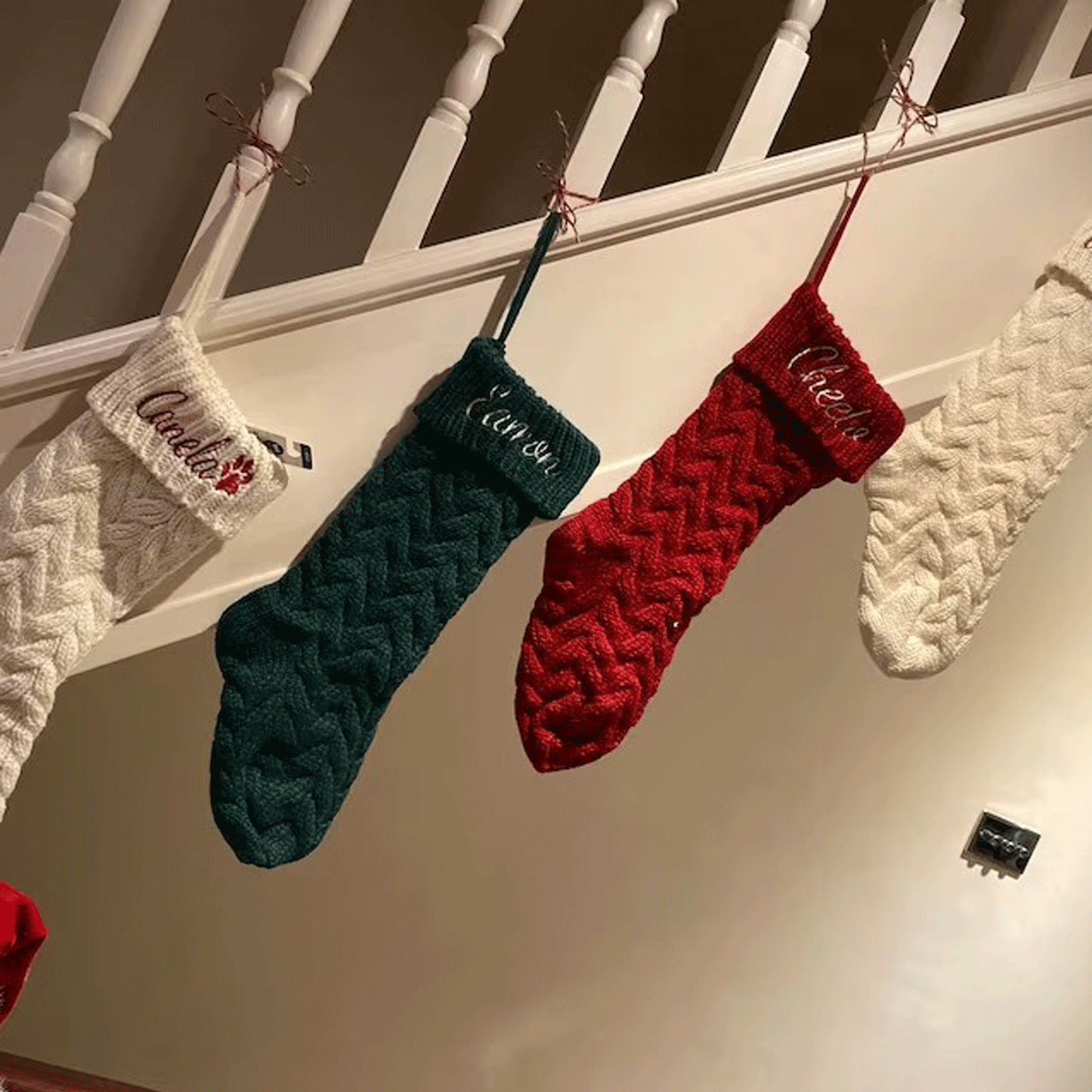 Personalized Embroidered Christmas Stockings