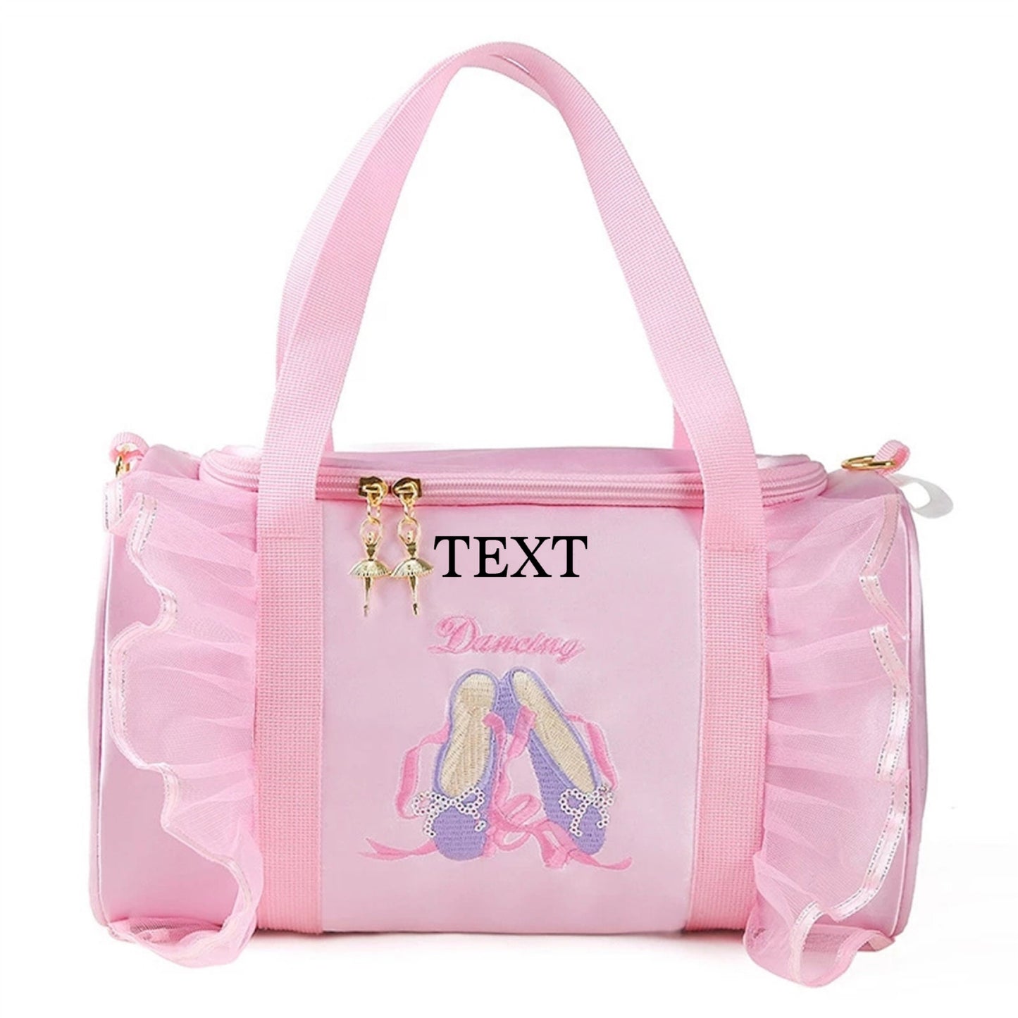 Personalized Girls Dance Ballet Bag, Custom Dance Bag, Large Capacity Fashion Tote Bag