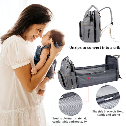 Personalized 3 in 1 Diaper Bag Backpack