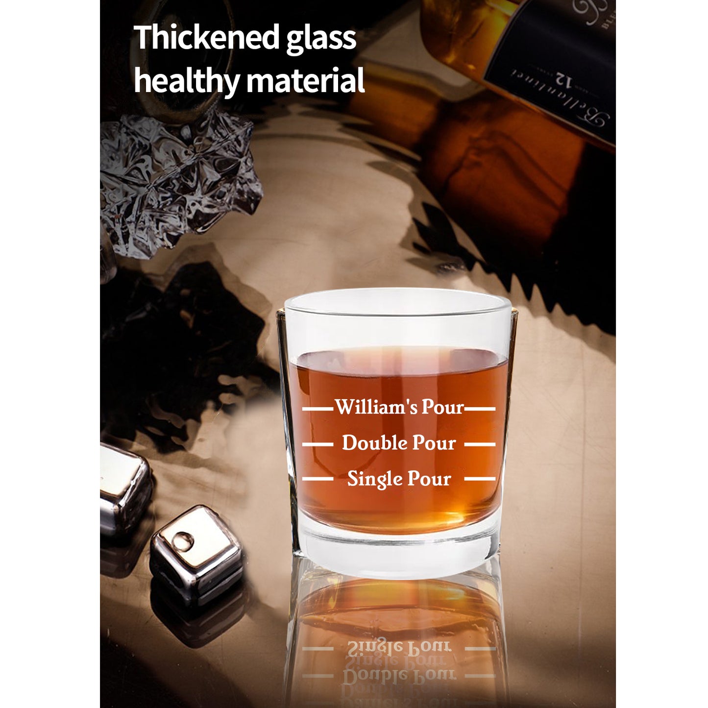 Custom Old Fashioned Whiskey Glass