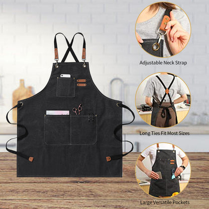 Custom Unisex Canvas Apron for Women