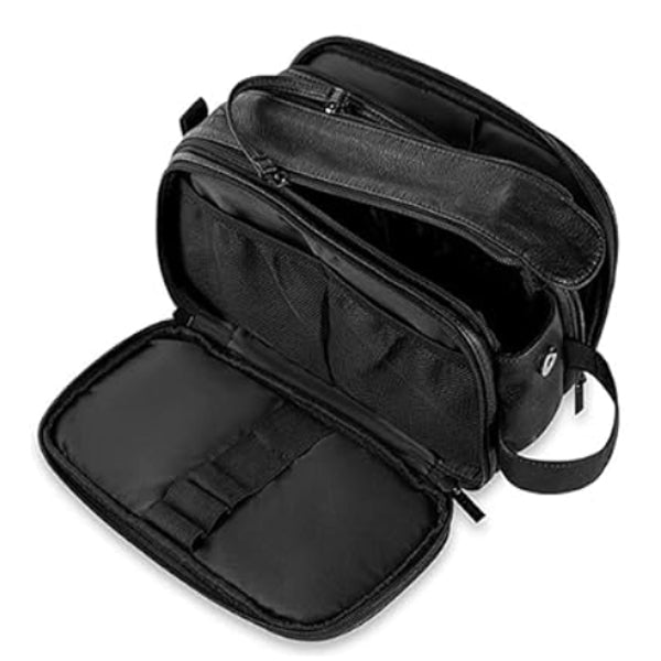 Large Capacity Leather Toiletry Bag