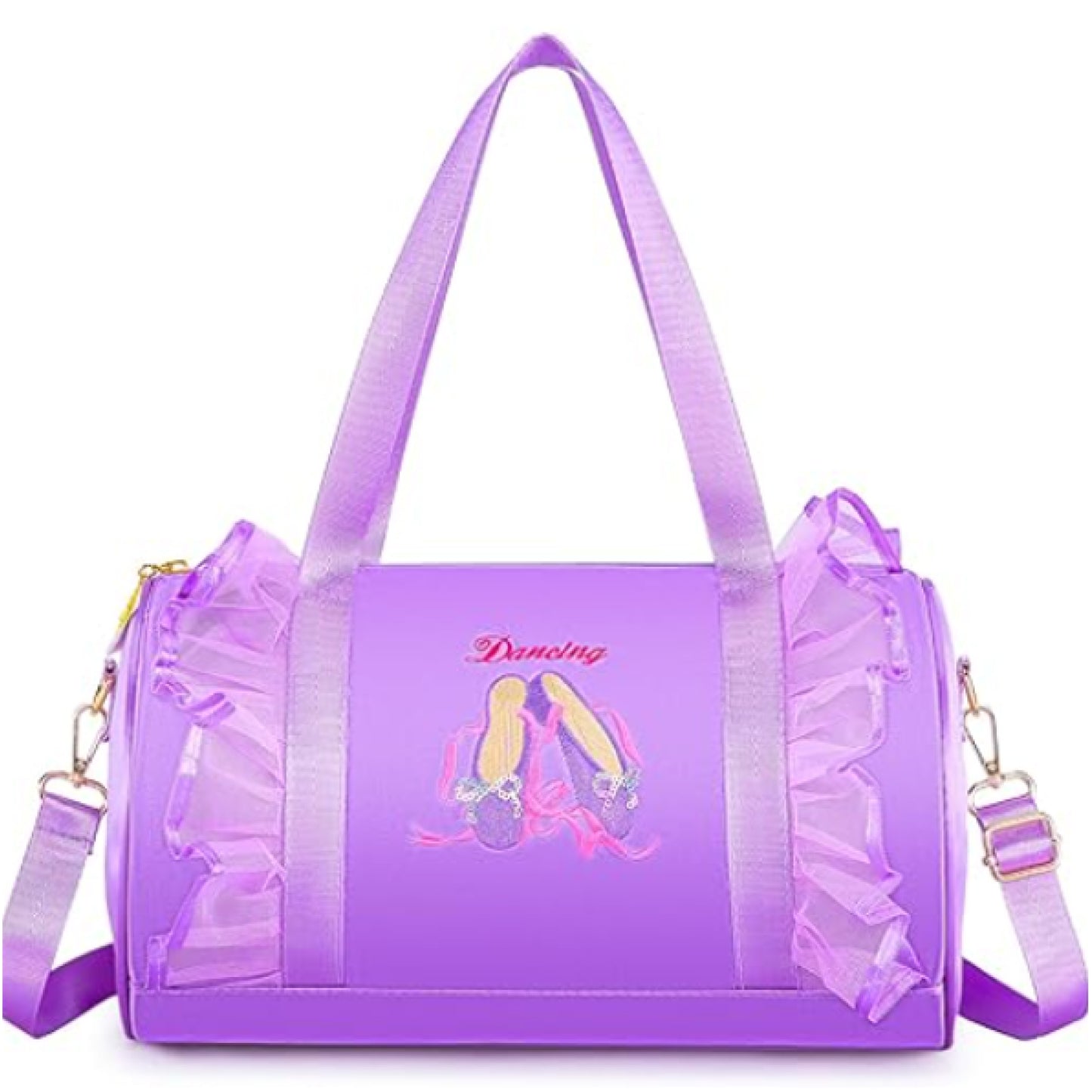 Personalized Girls Dance Ballet Bag, Custom Dance Bag, Large Capacity Fashion Tote Bag