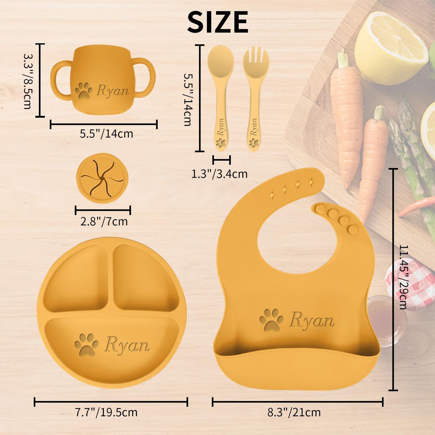 Custom Food-Grade Silicone Tableware Set