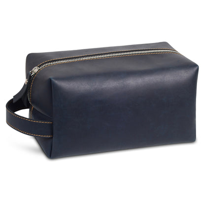 Personalized Men's Leather Toiletry Bag